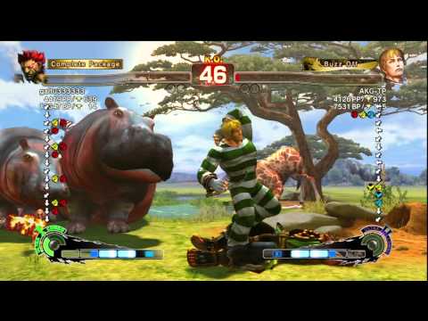 galtu333333 [Gouki] vs. AKG-TP [Cody] | SSF4 Arcade Edition