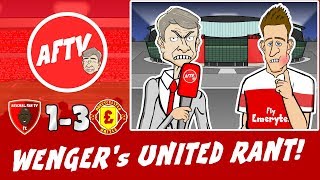 😠WENGER&#39;s EPIC UNITED RANT!😠 Arsenal vs Man Utd 1-3 (FA Cup 2019 Parody Goals Highlights)