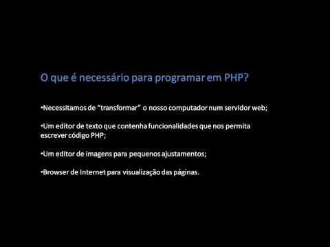 004 Requisitos necessários para o PHP e apresentação do NotepadPlusPlus