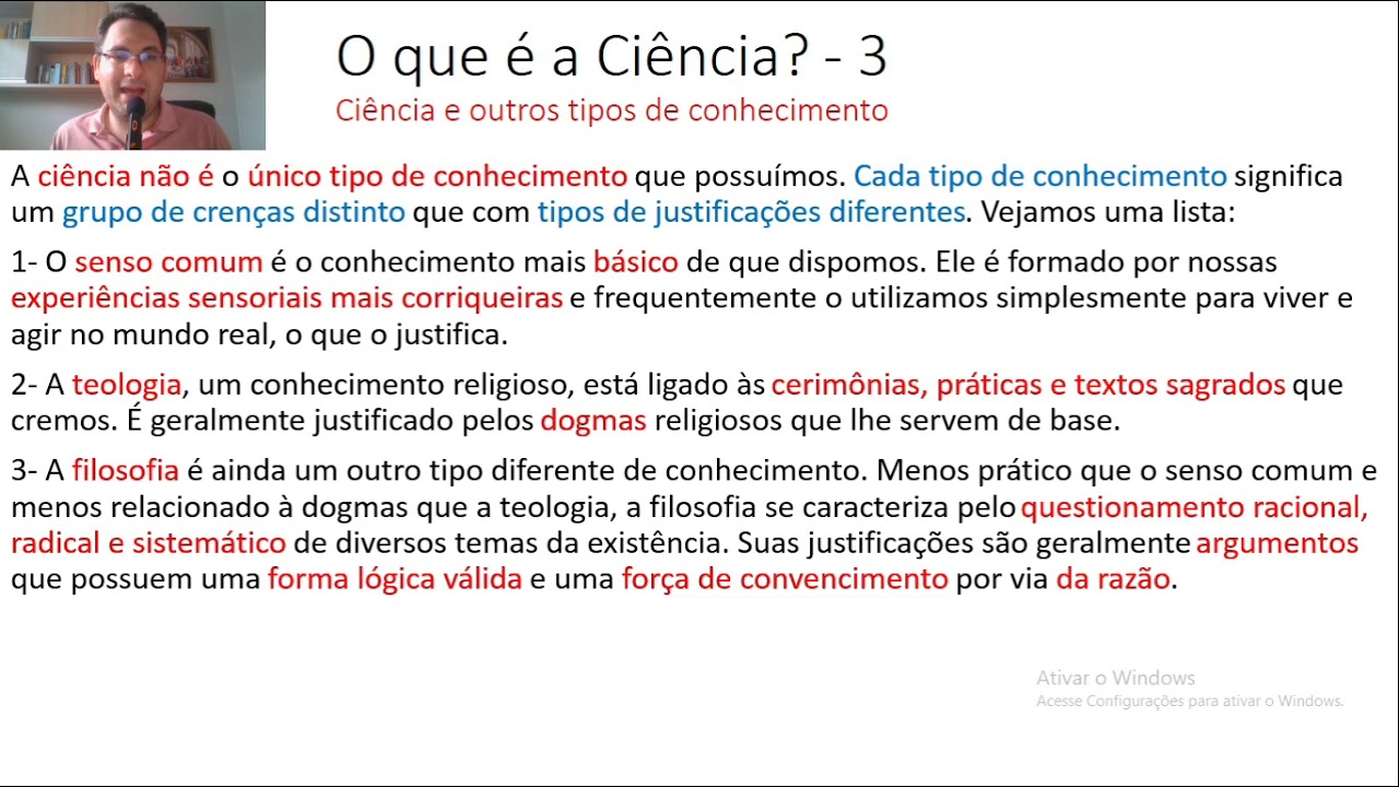 O Que é a Ciência?
