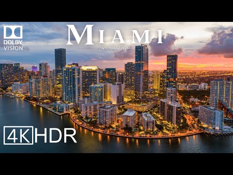Miami, Florida Video 4K ULTRA HD HDR 60 FPS - La Ciudad Mágica en Drone