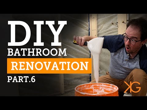 DIY - Bathroom Renovation - Part 6 (RESILIENT CHANNEL, DRYWALL, MUDDING)
