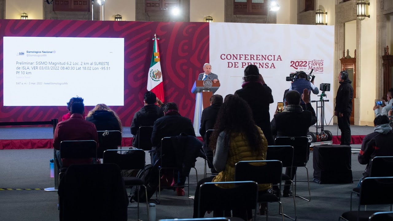 Mañanera de AMLO del 3 de marzo de 2022