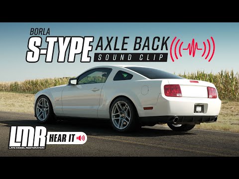Borla S-Type Axle-Back | 05-09 4.6L 3V Mustang Exhaust