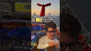 POV: Your first carnival cruise experience #shorts