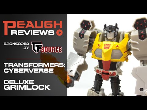 Video Review: Transformers Cyberverse - Deluxe GRIMLOCK