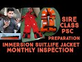 HOW TO DO IMMERSION SUIT LIFEJACKET MONTHLY INSPECTION Ship Seafarerjob Hellenicnavy Sailor