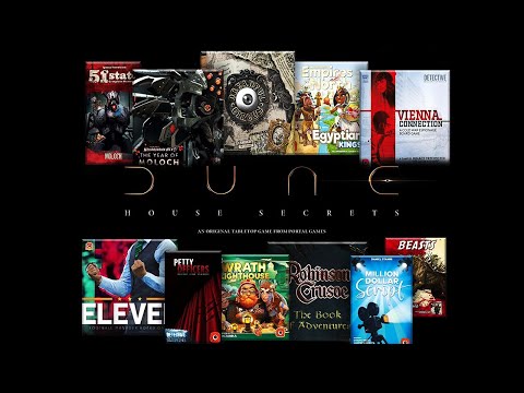 New board games Dune, Eleven, Dreadfull Circus from Portal Games