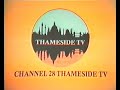 Channel 28 Thameside TV First London Pirate Station Logo 1984