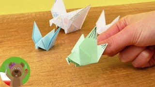 Gołąbek Origami ????️proste origami dla dzieci