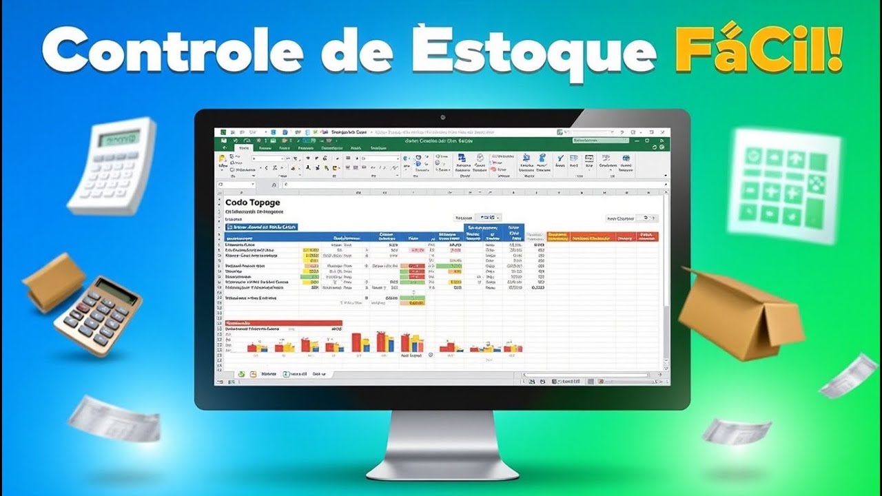 Como Criar Planilha de Controle de estoque no Excel Fácil e Rápido