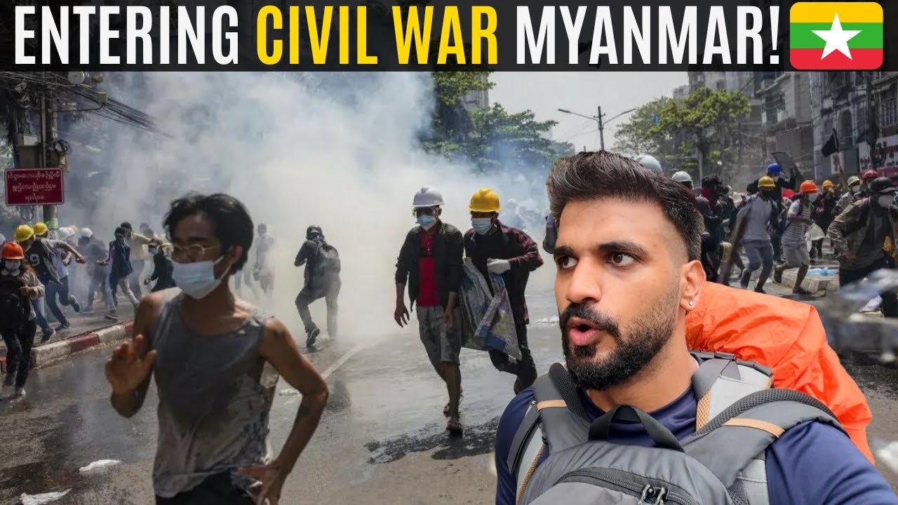 Flying to MYANMAR during CIVIL WAR: Black Markets & Military Coup! 🇲🇲