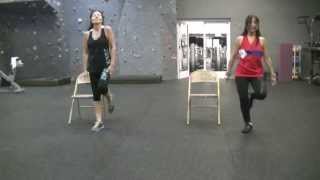 Chair Fitness Choreography with Kit and Lisa - Cumbia Sexy - Juanes