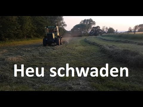 Heu Teil 2 - Schwaden mit MB-Trac 800 & Claas Schwader