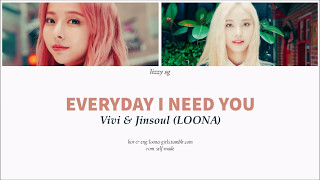 ViVi (LOOΠΔ) — Everyday I Need You (Feat. JinSoul) Han | Rom | Eng Lyrics