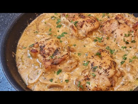 Chicken Fricassee- Quick French Chicken Stew !