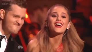 Michael Buble &amp; Ariana Grande Santa Claus Is Coming To Town