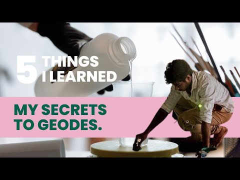 Secrets of Geode Resin Art | Best for Beginners| Resin Geode| By Fenil Shah