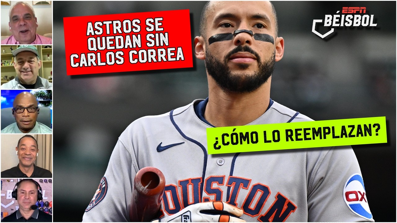 La PÉRDIDA de CARLOS CORREA un GOLPE DURO para los Houston Astros | ESPN Beisbol