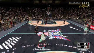Nba 2k18 Pro Am Black Snow 42-2 Lost to Throwdown
