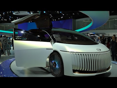 2023 GAC Space  Concept car Detailed video of exterior and interior design