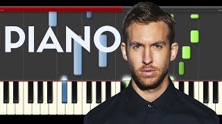 Calvin Harris Cash Out Piano Midi tutorial Sheet app Cover Karaoke