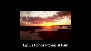 Check out this beautiful sunset at Lac La Ronge Provincial Park