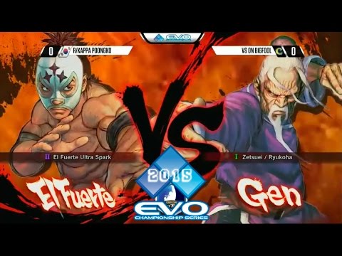USFIV - R/KAPPA POONGKO [Seth] vs VS ON BIGFOOL [Gen] - EVO 2015