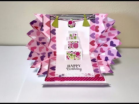 Explosion Pop - up Card / interactive birthday card