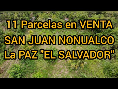 PARCELAS EN VENTA | SAN JUAN NONUALCO | 750MTS2| ZONA ZACATILLOS