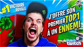 J’OFFRE SON PREMIER TOP1 A UN ENNEMI SUR FORTNITE - BEST OF CLIPS V