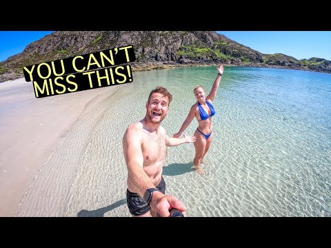 Is THIS the Best HIDDEN BEACH on Skye?! - Isle of Skye Vanlife Roadtrip