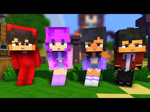 POI POI COUPLE DANCE CUTE BABY CASH, ZOEY, APHMAU, AARON - MINECRAFT ANIMATION #shorts
