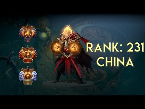 Sumiya Invoker - China Immortal Rank: 231 - Invoker Dota 2 Pro Player Perspective