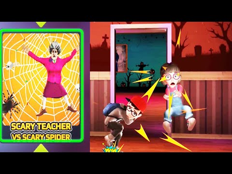 Scary Teacher 3d 5.27 New Update Scary Teacher Vs Scary Spider