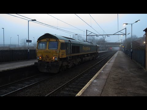 Freightliner Class 66 No. 66617 on 0H23 Hope - Guide Bridge Yard @ Guide Bridge on 19.01.2020 - HD
