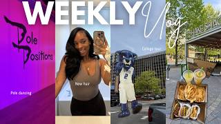 VLOG | SELLING OUR HOME UPDATE! College tour + pole dancing + new hair