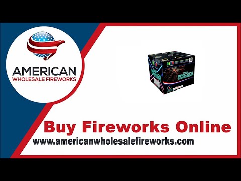 Mega Brocade and Seagreen - Neon Fireworks … Available at American Wholesale Fireworks!