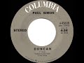1972 Paul Simon Duncan