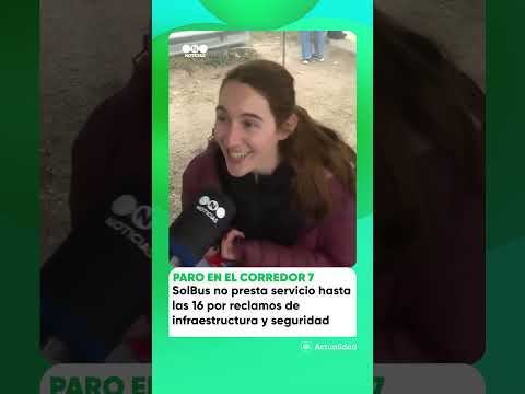🚌 PARO EN EL CORREDOR 7: SOLBUS NO PRESTA SERVICIO HASTA LAS 16