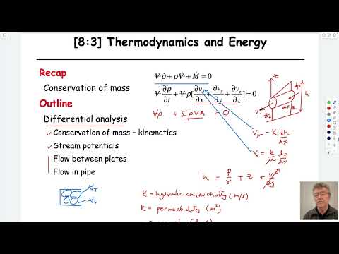 8:3 Conservation of Energy - Stream Functions, Flow Nets, Navier Stokes Equations