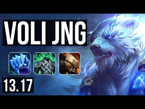 VOLI vs KINDRED (JNG) | 600+ games, 8/3/12, 900K mastery | NA Master | 13.17