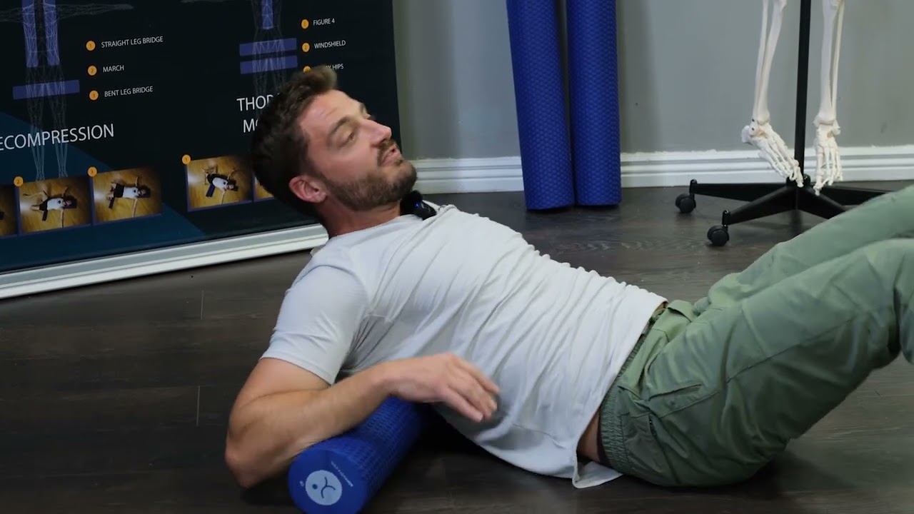 Upper Back & Shoulders Foam Roller Massage (1 foam roller)