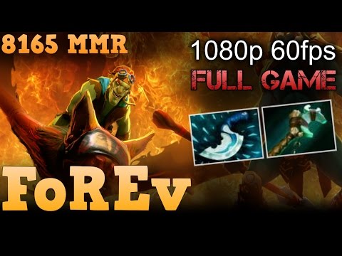 FoREv plays Batrider 8165 mmr. Dota 2 Full game
