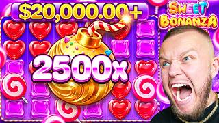 THE LUCKIEST SESSION ON SWEET BONANZA!? (Big Slot Win!?)