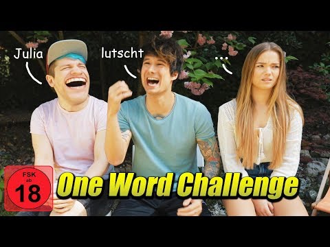 One-word challenge with Julio Beautx & Renzo (unfortunately, they've become too antisocial)