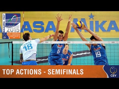 2015 Men's EuroVolley - Top Actions Semi-final matches