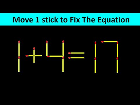 Matchstick Puzzle - Fix The Equation #matchstickpuzzle #simplylogical