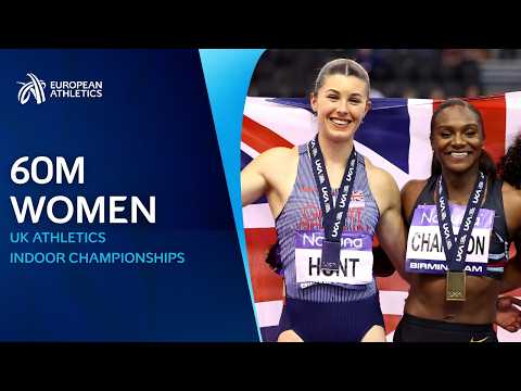Asher-Smith v Hunt ⚡️ Women's 60m Race Replay | UK Athletics Indoor Championships