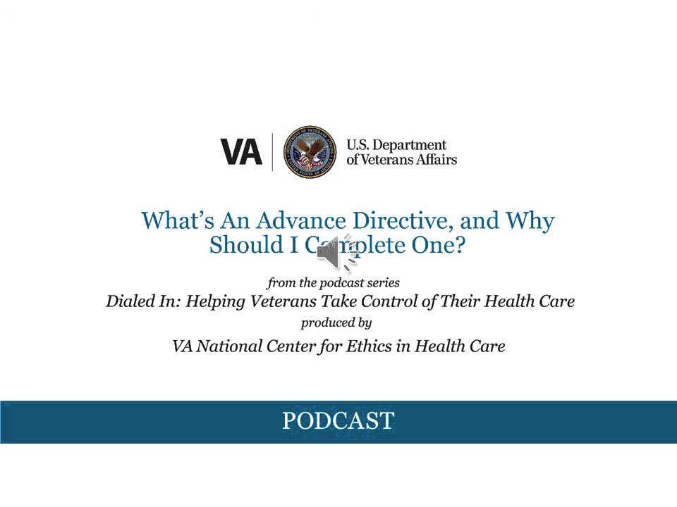 What’s An Advance Directive, and Why Should I Complete One?